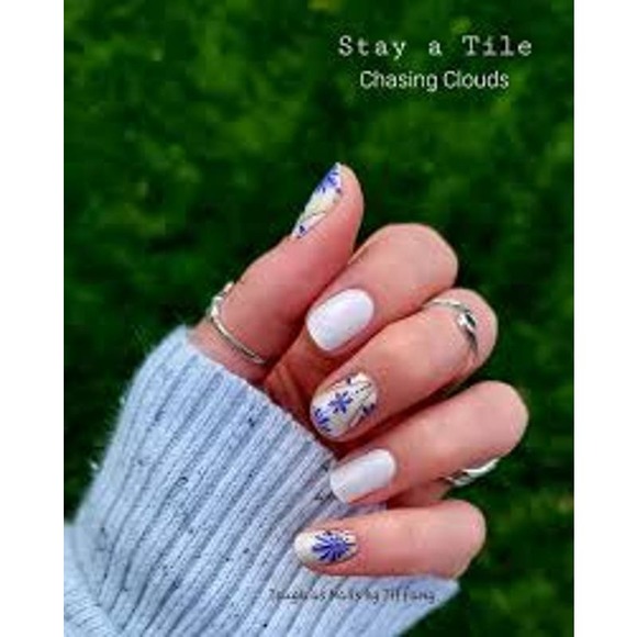 3 for $30 NWT Retired and Rare Color Street "Stay A Tile" Nail Polish Strips - Picture 6 of 12